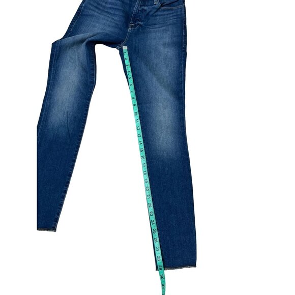 NEW Frame Women's Le High Raw Hem Ankle Skinny Jeans 27 in Lowell - Picture 11 of 12